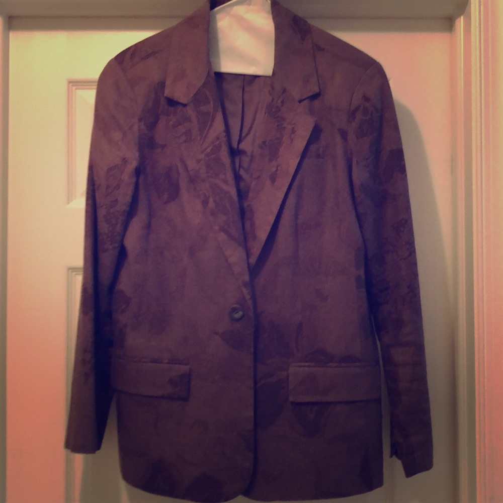 Cold water Creek floral print blazer